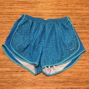 Nike Blue Athletic Shorts Lightweight Moisture-Wicking